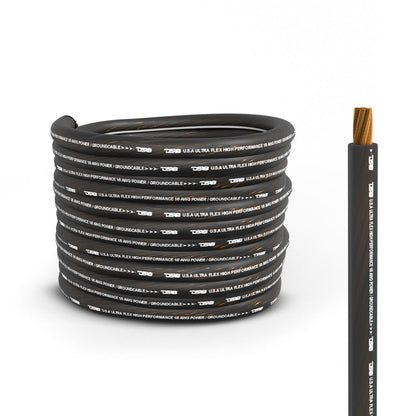 DS18 1/0-GA CCA Ground, Power Cable, 50 Feet