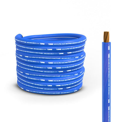 DS18 1/0-GA CCA Ground, Power Cable, 50 Feet