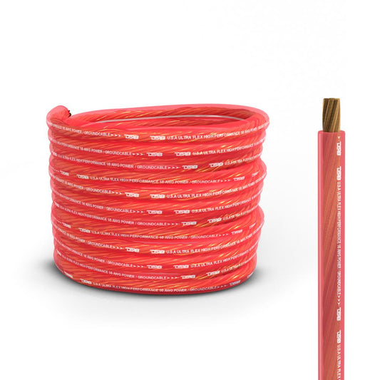 DS18 1/0-GA CCA Ground, Power Cable, 50 Feet