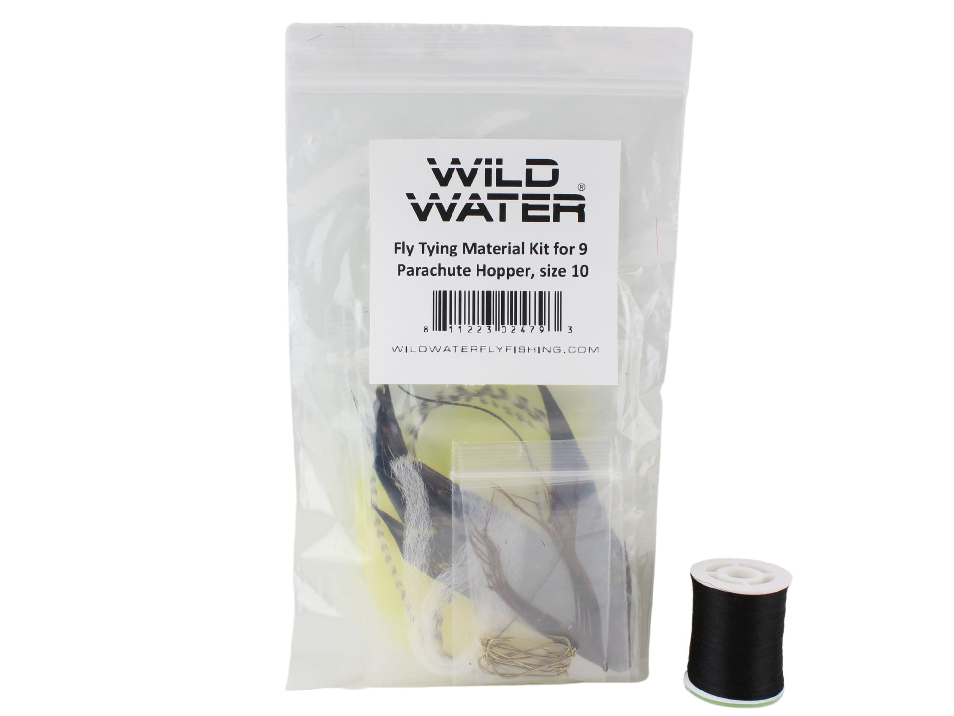 Wild Water Fly Fishing Fly Tying Material Kit, Parachute Hopper | SendIt Sailing