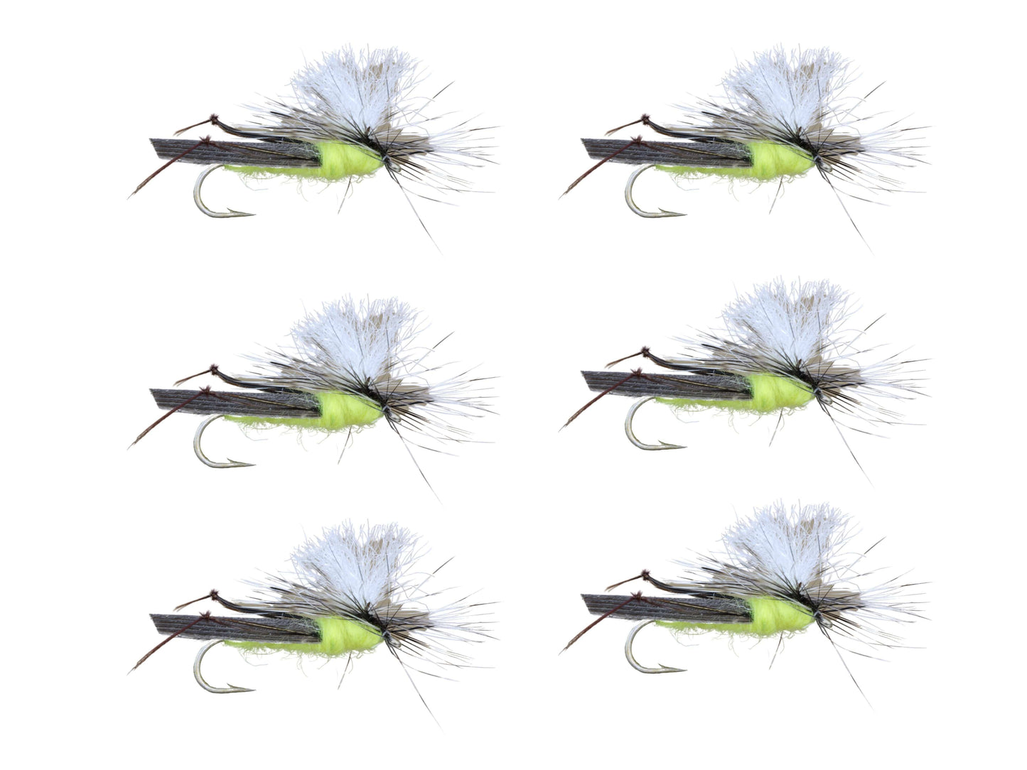 Wild Water Fly Fishing Parachute Hopper, Size 12 (Qty 6) | SendIt Sailing