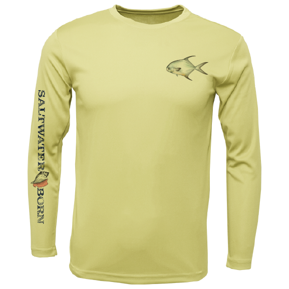 SK Permit on Chest Long Sleeve UPF 50+ Dry-Fit Shirt