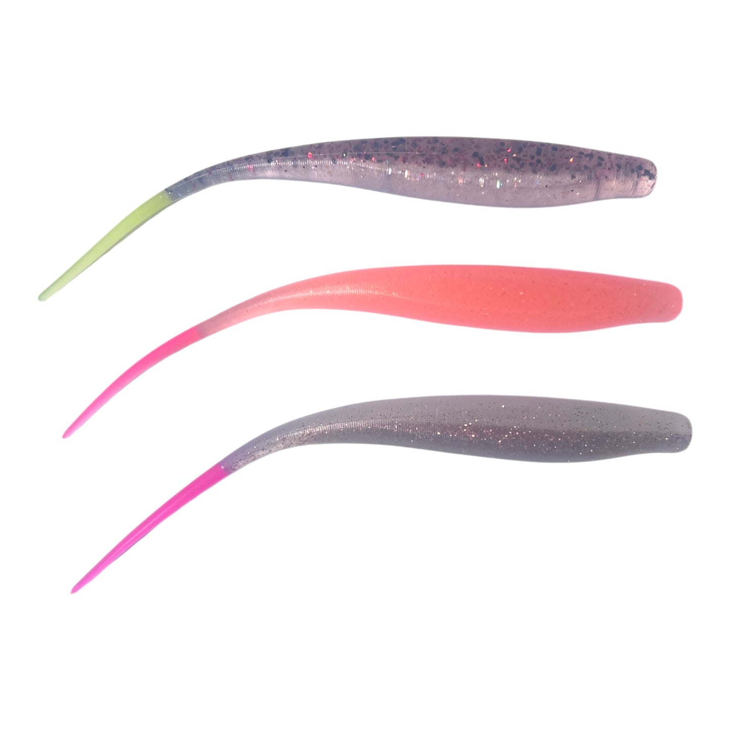 Colored Tails & UV Soft Plastic Baits