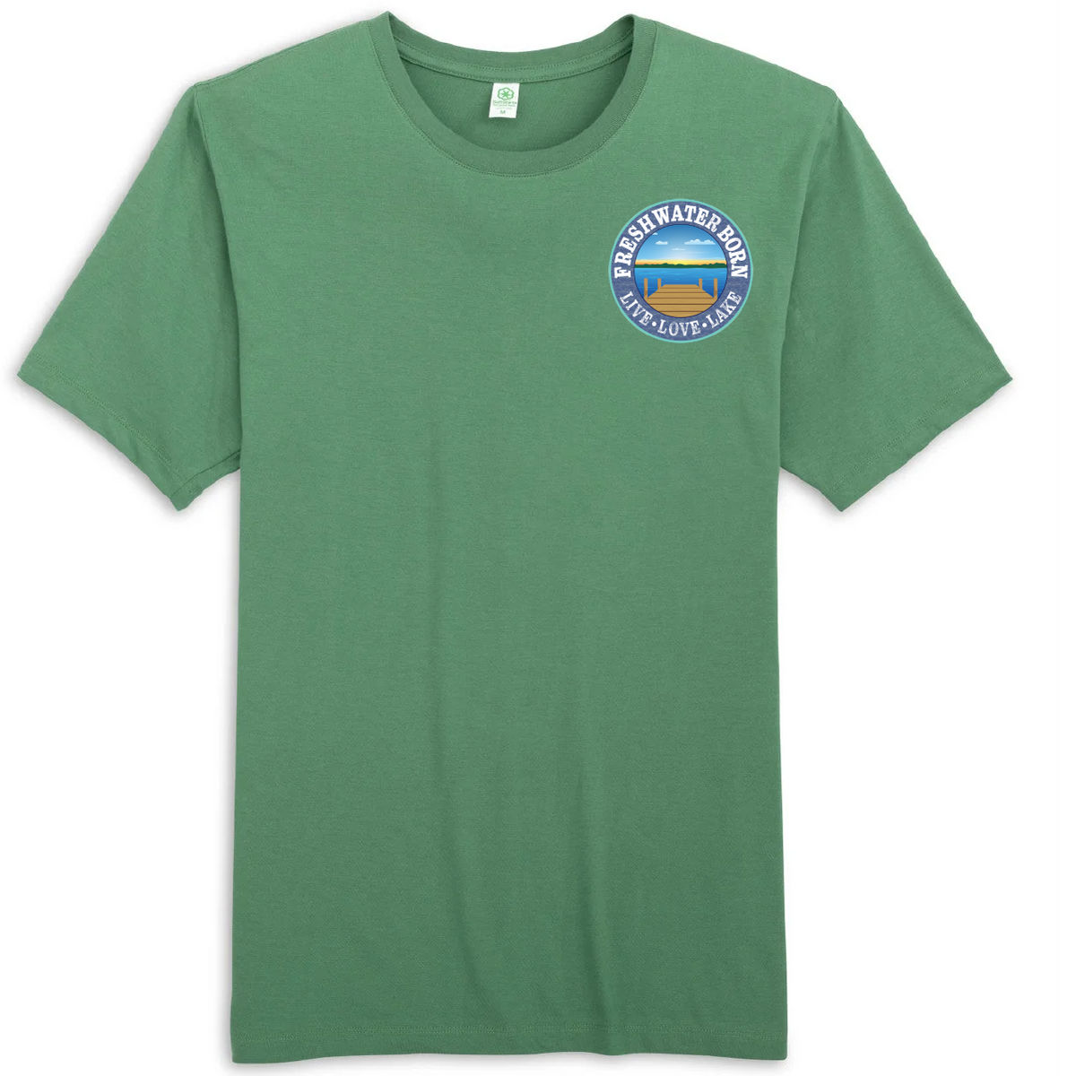 Freshwater Born- Heartland Heritage Men's Cotton Tee