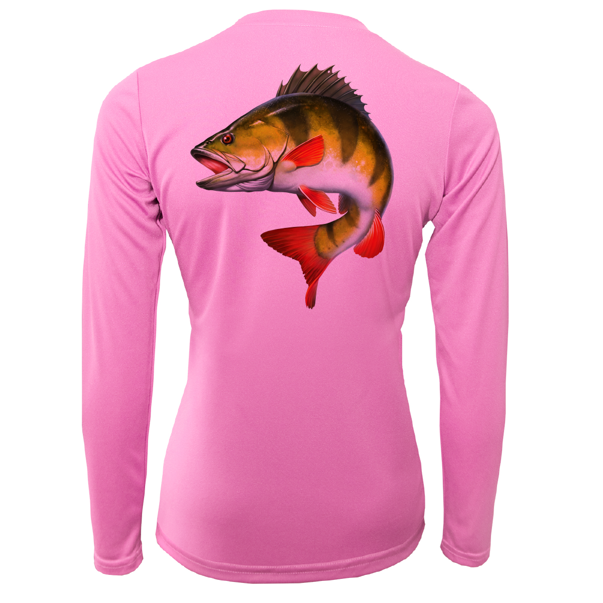 Michigan Freshwater Born Perch Women's Long Sleeve UPF 50+ Dry-Fit Shirt