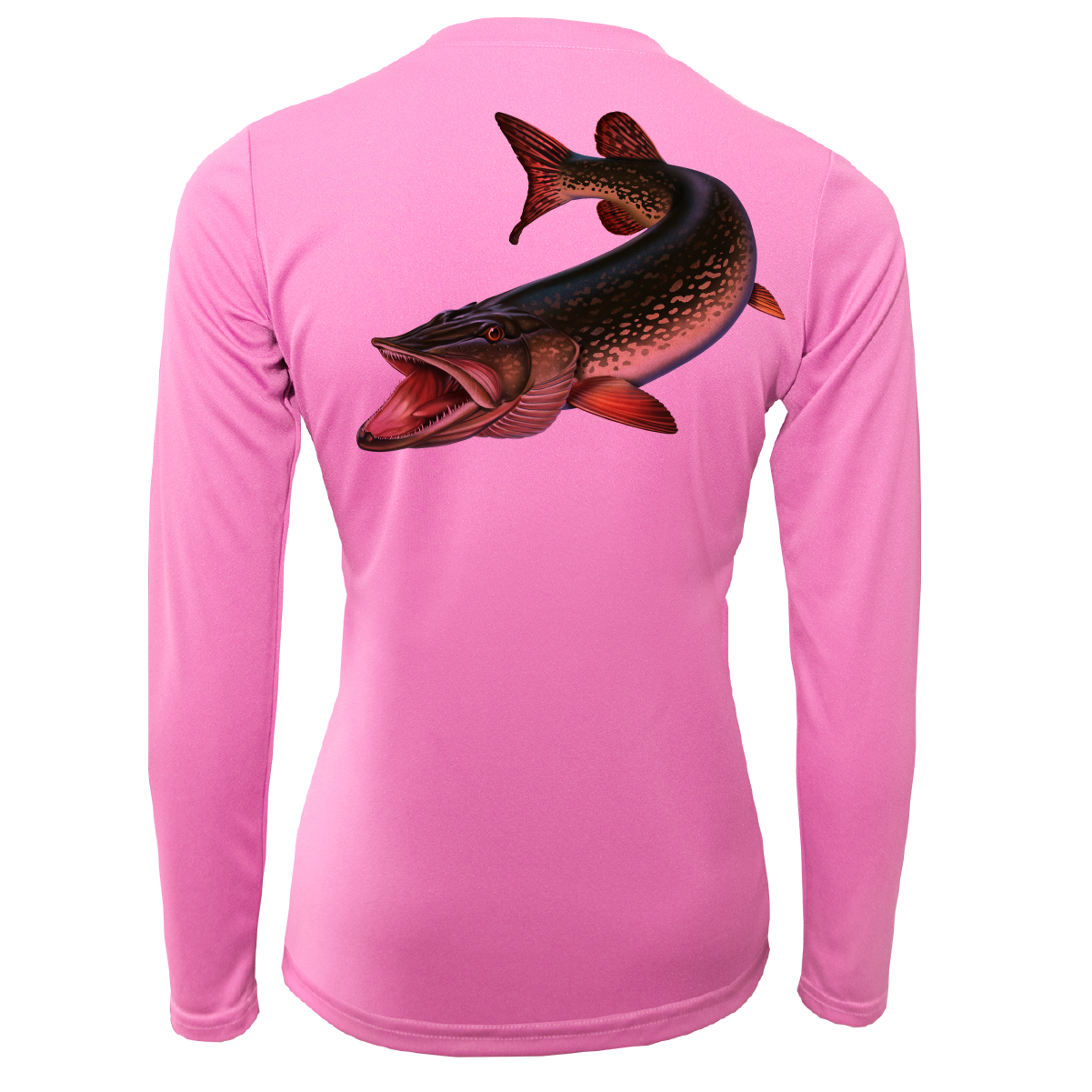 Michigan Freshwater Born Pike Women's Long Sleeve UPF 50+ Dry-Fit Shirt