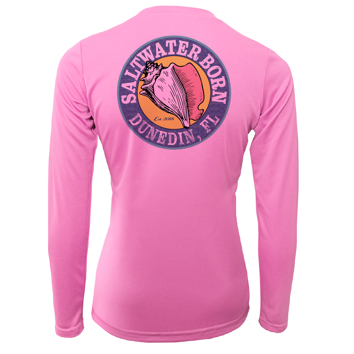 Dunedin, FL "Saltwater Hair Don't Care" Long Sleeve UPF 50+ Dry-Fit Shirt