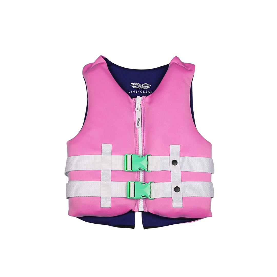 Pink USCG Life Jacket (50-90 lbs)