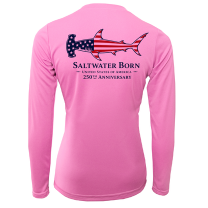 250th Anniversary Hammerhead Women's Long Sleeve UPF 50+ Dry-Fit Shirt