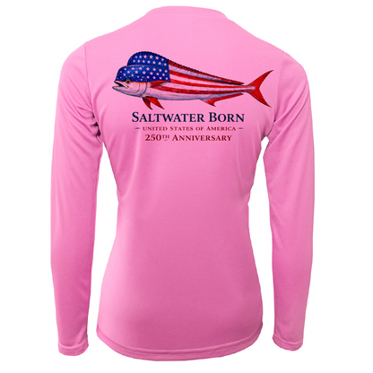 250th Anniversary Action Mahi Women's Long Sleeve UPF 50+ Dry-Fit Shirt