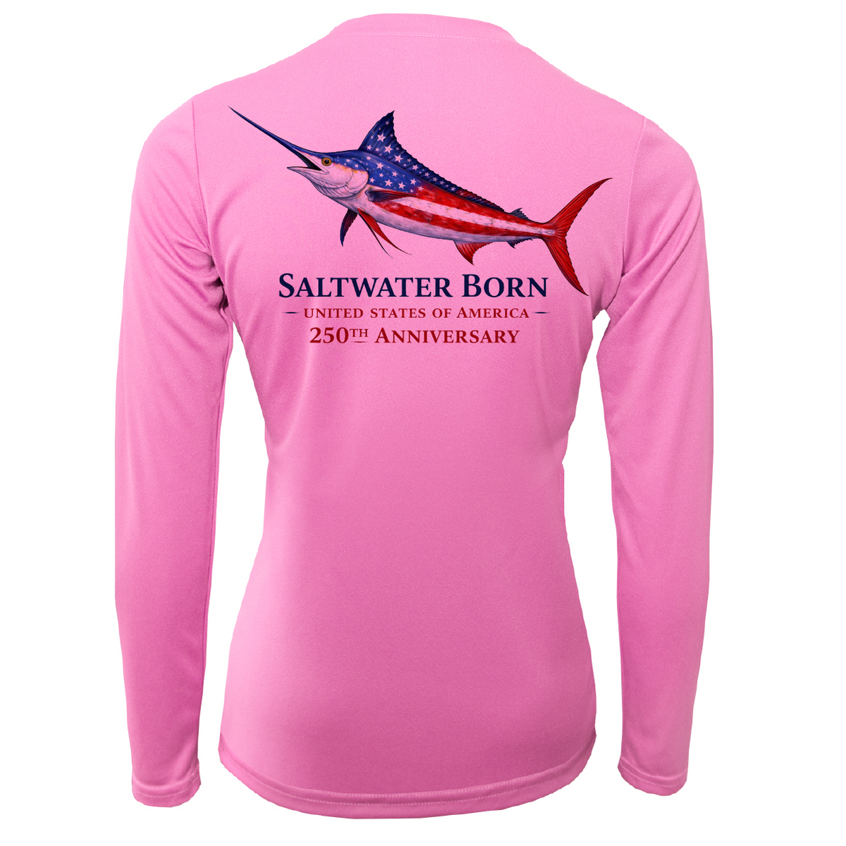 250th Anniversary Action Marlin Women's Long Sleeve UPF 50+ Dry-Fit Shirt