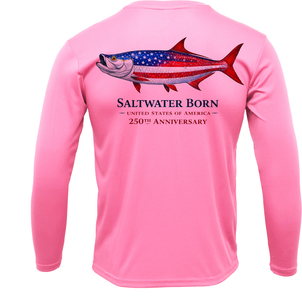 250th Anniversary Action Tarpon Boy's Long Sleeve UPF 50+ Dry-Fit Shirt
