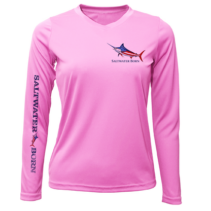 250th Anniversary Action Marlin Women's Long Sleeve UPF 50+ Dry-Fit Shirt