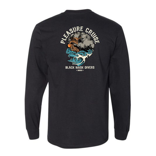 Black Mask Divers Pleasure Cruise Long Sleeve T