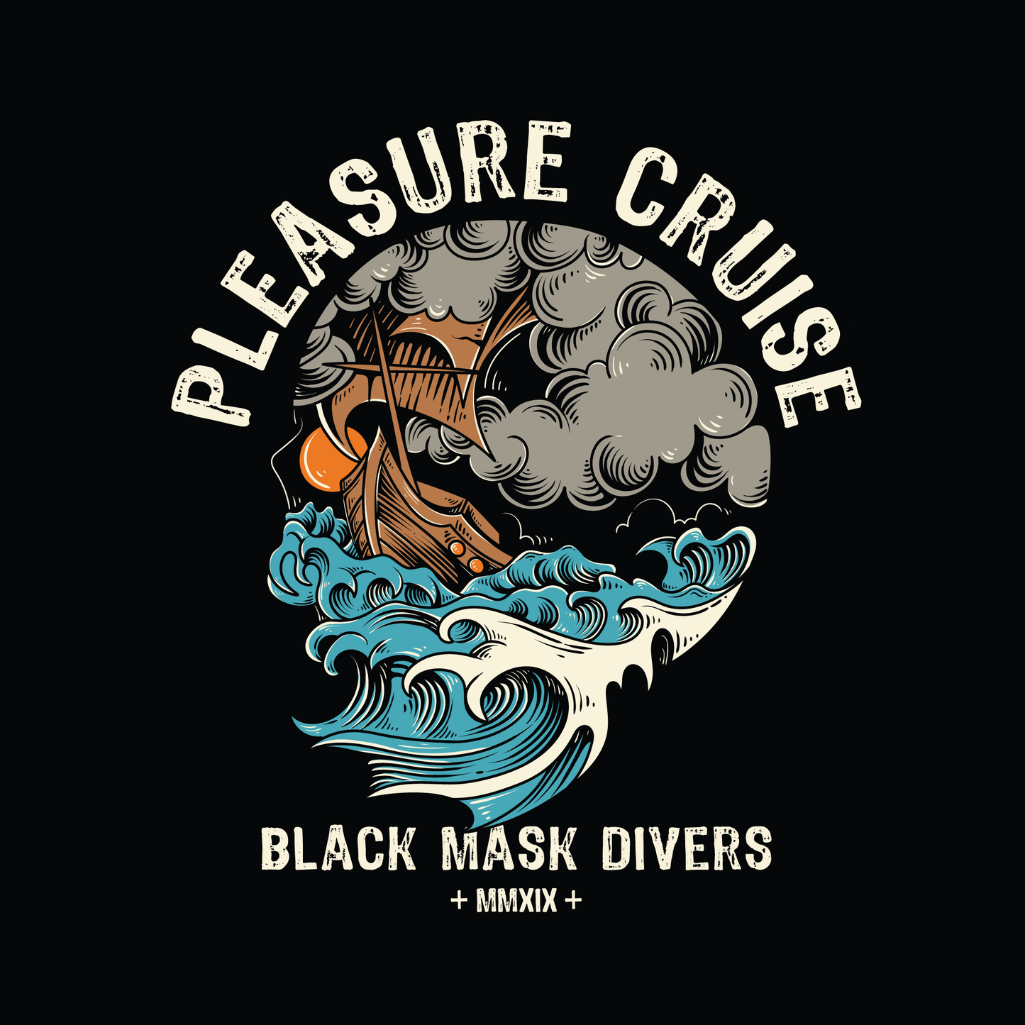 Black Mask Divers Pleasure Cruise T