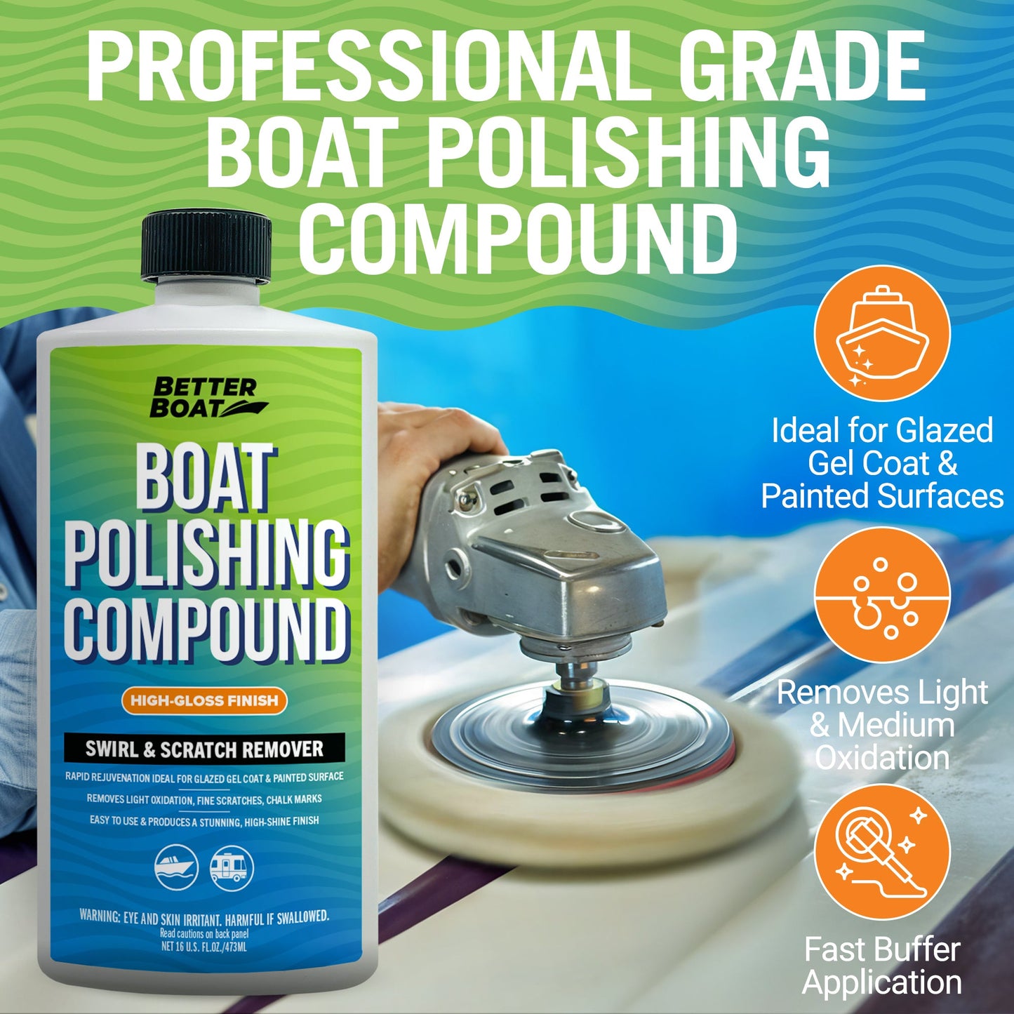 Marine Boat Polishing Compound