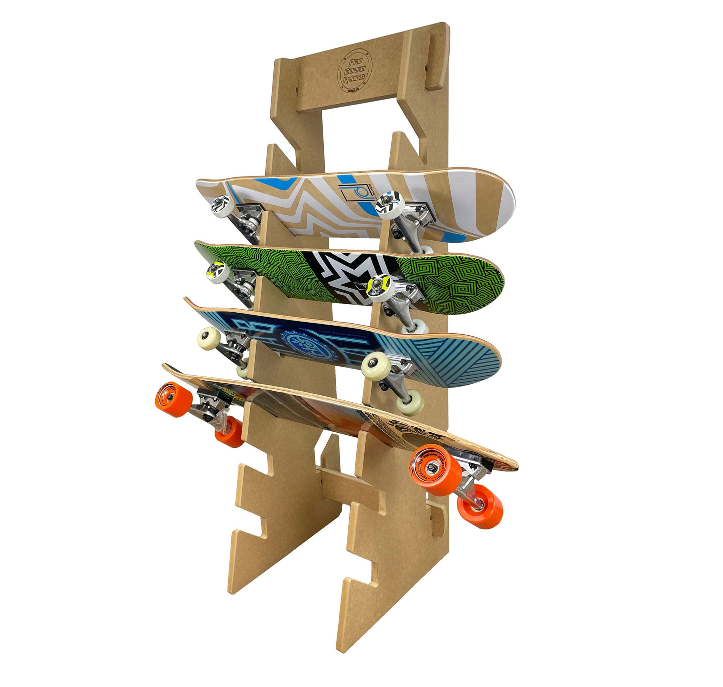 The Pro Skateboard Floor Display Rack