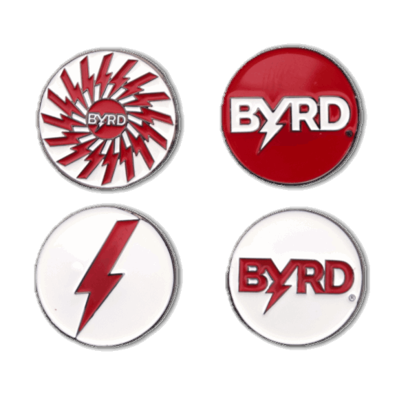 BYRD BALL MARKERS ✯ Byrd Logos