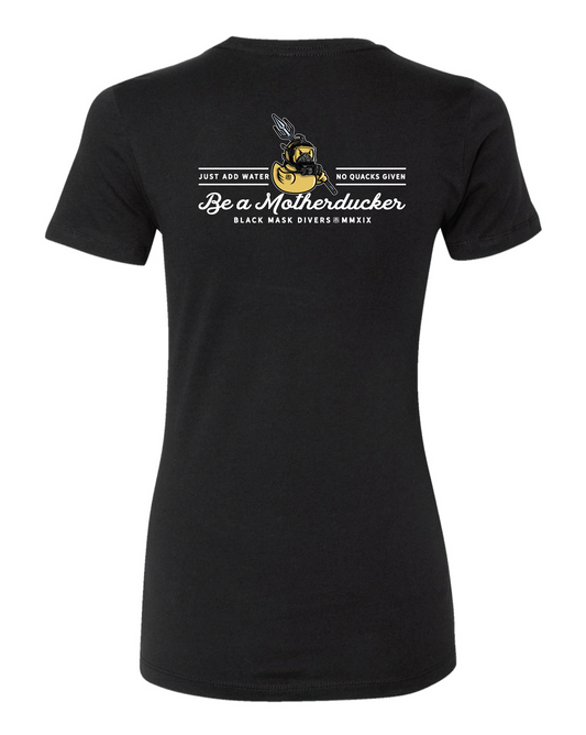 Black Mask Divers Women's Quacker T