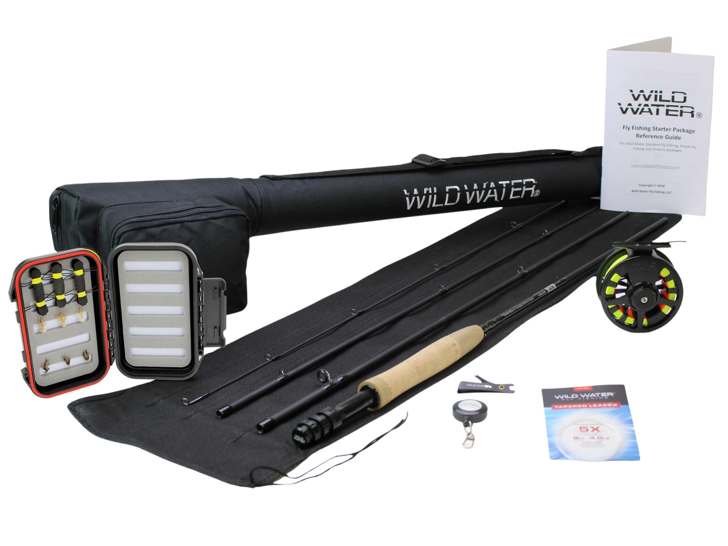 Wild Water Standard Fly Fishing Combo, 5 wt 8 ft 4 piece Rod | SendIt Sailing