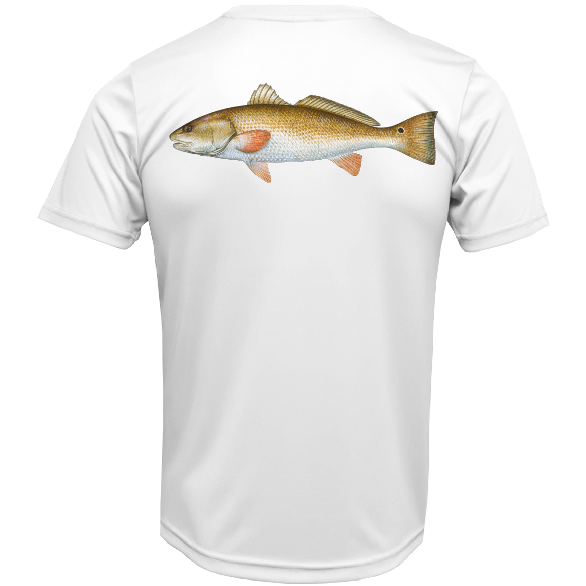USA Redfish Short Sleeve UPF 50+ Dry-Fit Shirt