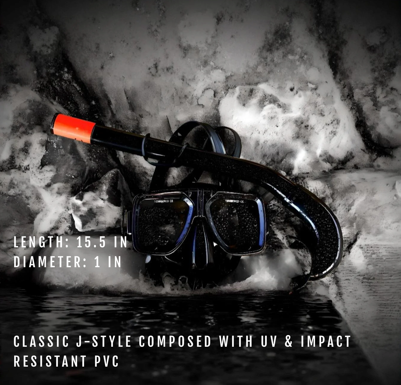 USCG Rescue Swimmer Dive Mask and Snorkel Combo