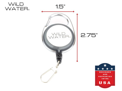 Wild Water Fly Fishing Retractable Zinger with Tape Measure (in/cm) | SendIt Sailing