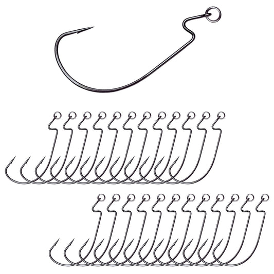 Reaction Tackle Ringed EWG Hooks - 25 Pack
