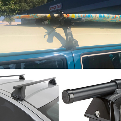 Round Roof Rack Pads for Surf and SUP | Long 28" or Short 19"