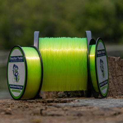 Reaction Tackle Nylon Monofilament Fishing Line - 1 Pound Jumbo Spools