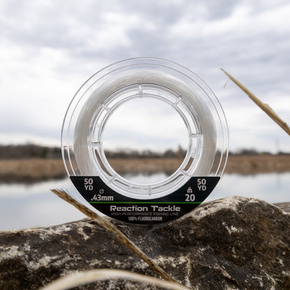 Reaction Tackle 100% Pure Fluorocarbon Fishing Line