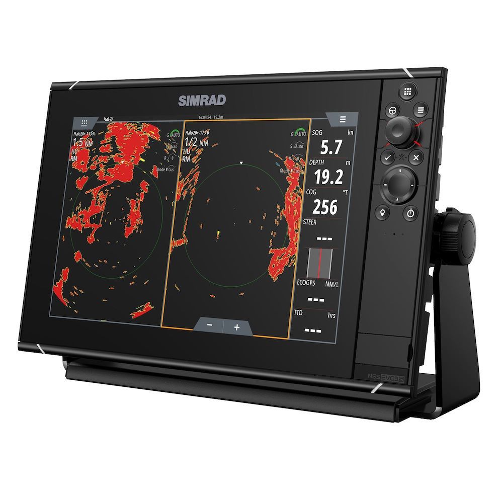 Simrad NSS12 evo3S Combo Multi-Function Chartplotter/Fishfinder Radar Bundle | SendIt Sailing