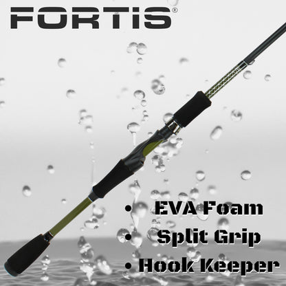 Wild Water Fly Fishing FORTIS 7ft Medium Action 2 Piece Spinning Rod | SendIt Sailing