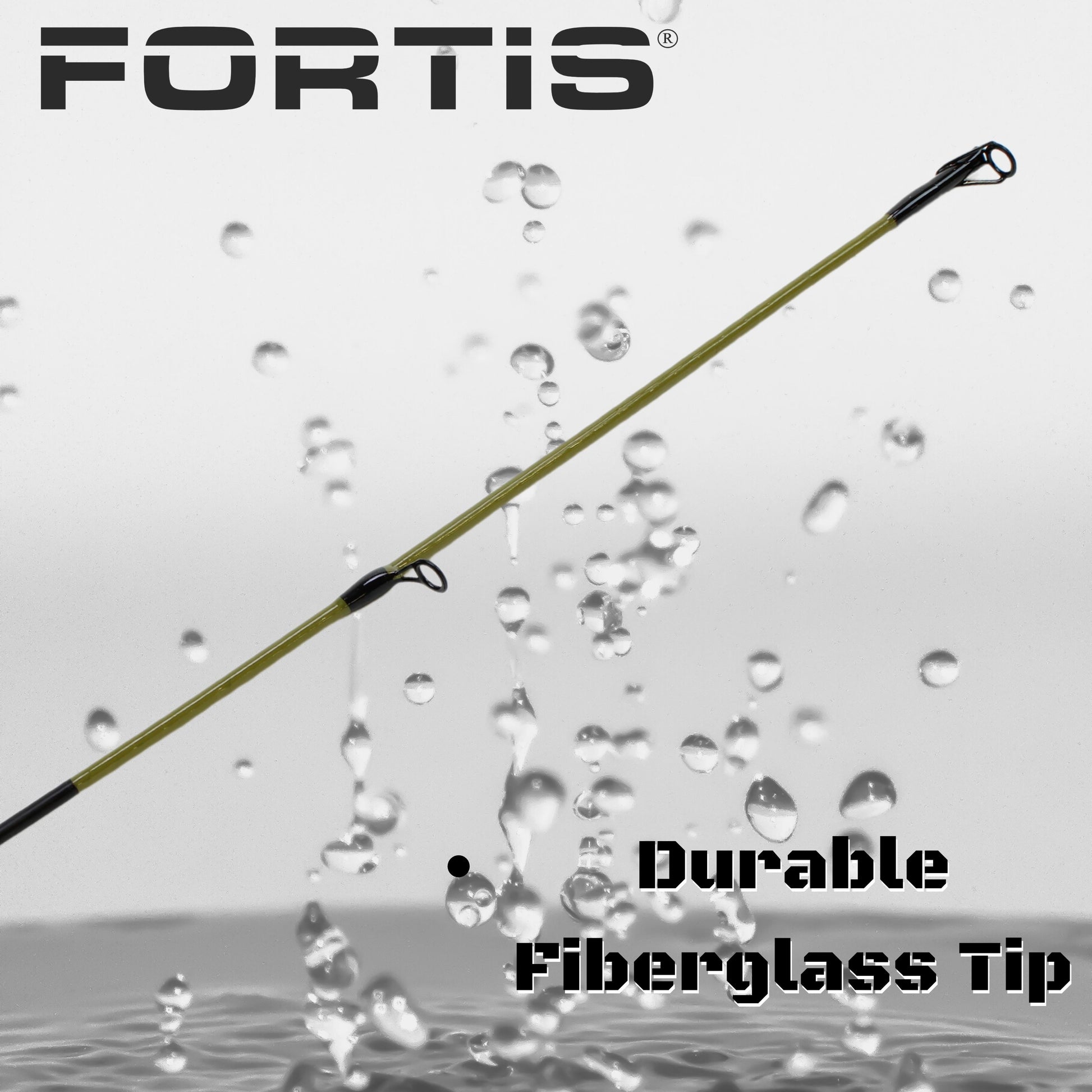 Wild Water Fly Fishing FORTIS 6ft Medium Heavy Action 1 Piece Spinning Rod | SendIt Sailing