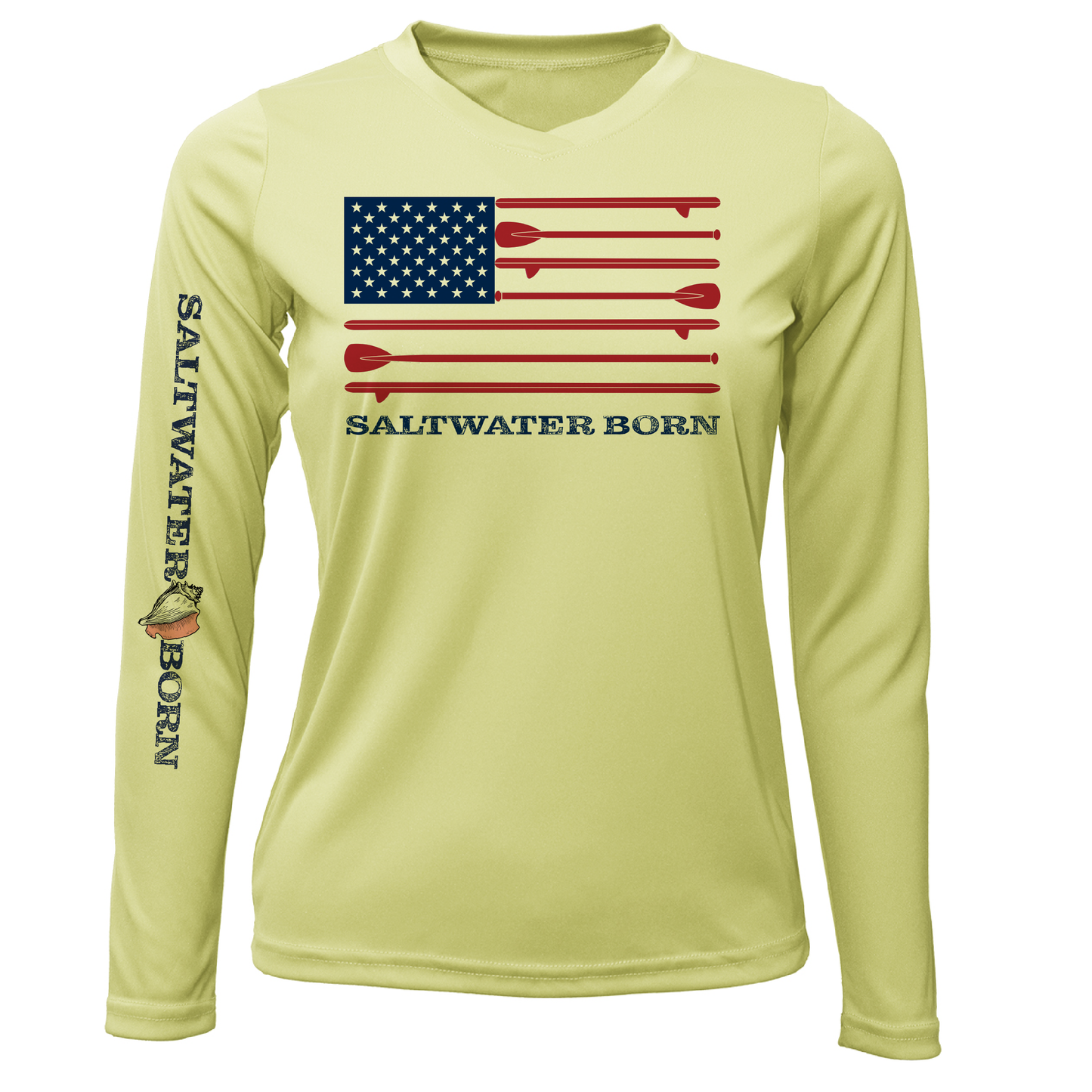 SUP Flag Long Sleeve UPF 50+ Dry-Fit Shirt