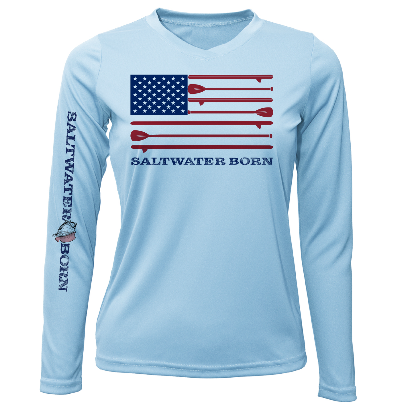 SUP Flag Long Sleeve UPF 50+ Dry-Fit Shirt