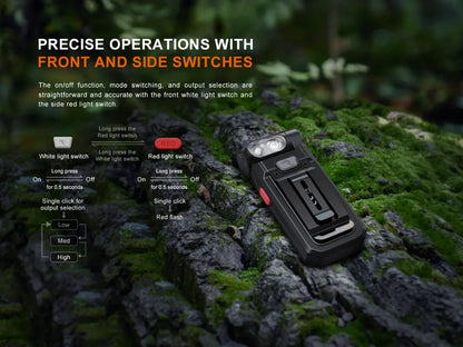 Fenix SW05R Multipurpose Clip-On Light with Red or UV Output