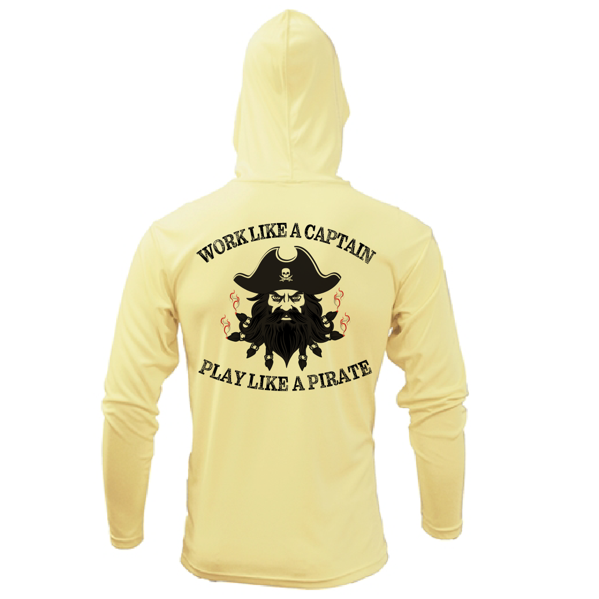 Saltwater Born Blackbeard Long Sleeve UPF 50+ Dry-Fit Hoodie