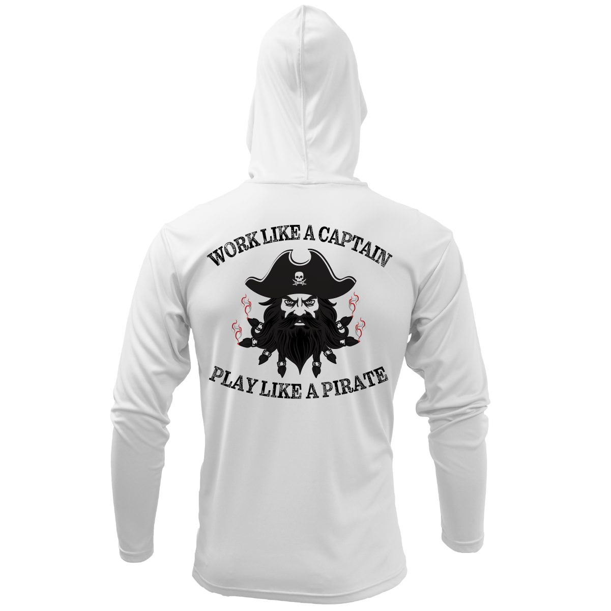 Saltwater Born Blackbeard Long Sleeve UPF 50+ Dry-Fit Hoodie