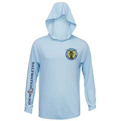 Florida Keys Realistic Lobster Long Sleeve UPF 50+ Dry-Fit Hoodie