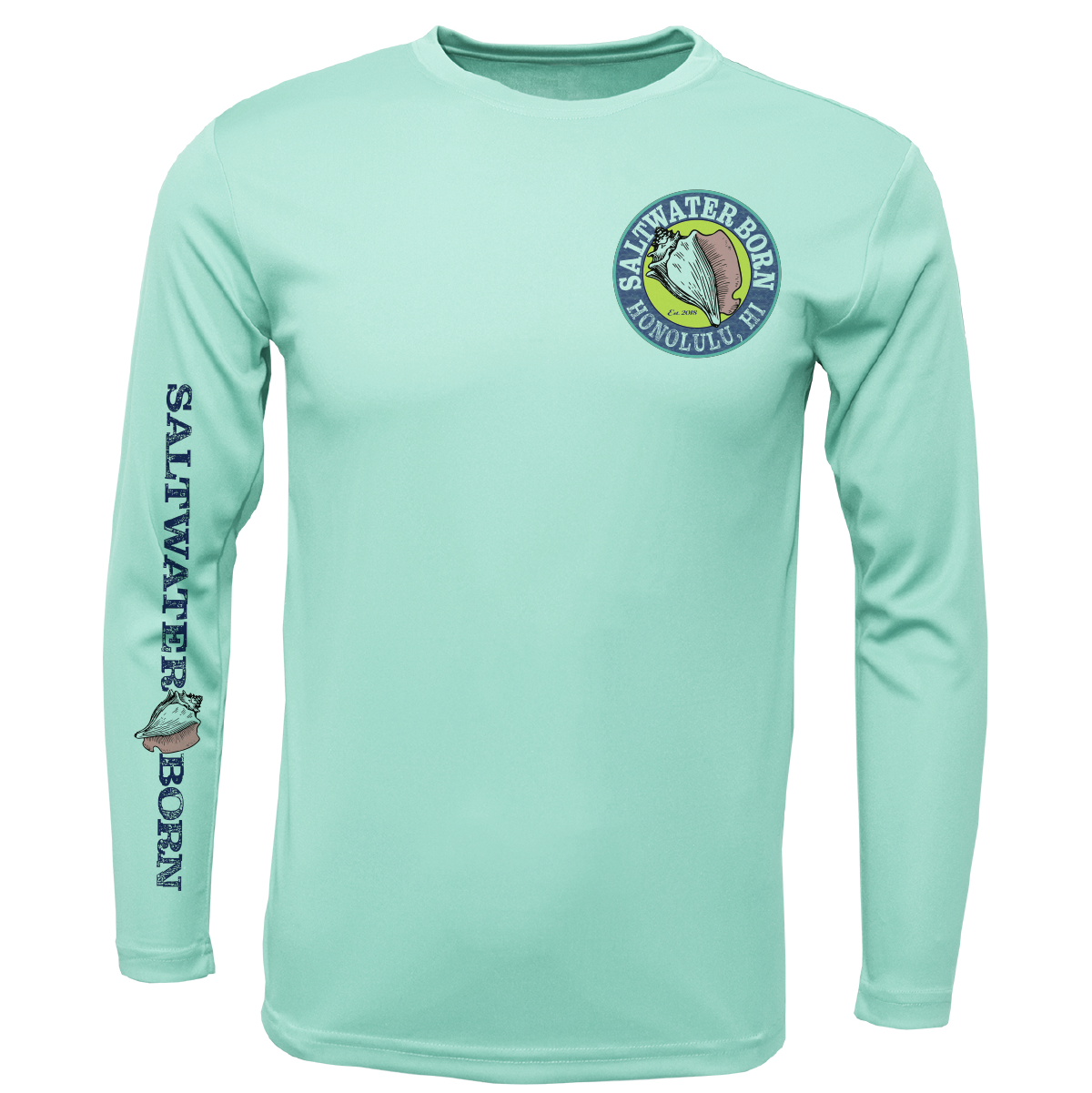 Honolulu, HI Kraken Long Sleeve UPF 50+ Dry-Fit Shirt