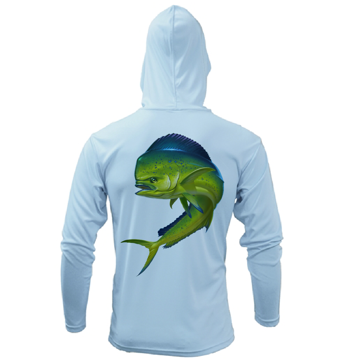 Key West, FL Action Mahi Long Sleeve UPF 50+ Dry-Fit Hoodie