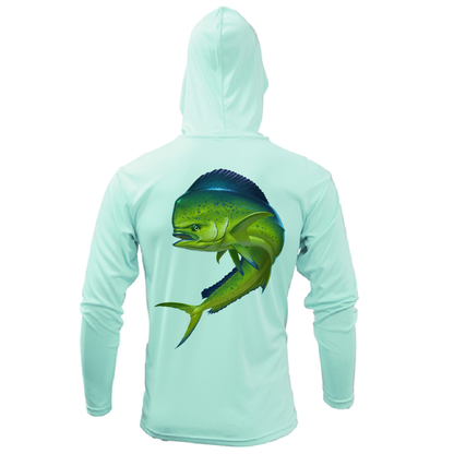 Key West, FL Action Mahi Long Sleeve UPF 50+ Dry-Fit Hoodie