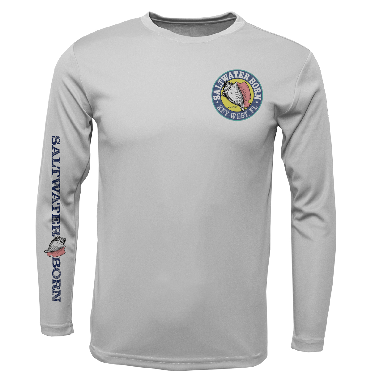 Key West, FL Marlin Long Sleeve UPF 50+ Dry-Fit Shirt