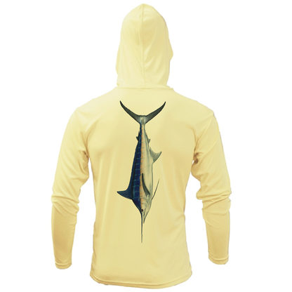 Key West, FL Marlin Long Sleeve UPF 50+ Dry-Fit Hoodie