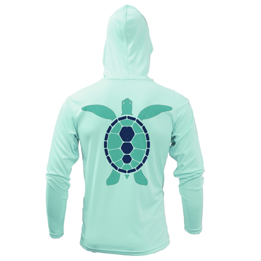 Key West, FL Turtle Long Sleeve UPF 50+ Dry-Fit Hoodie