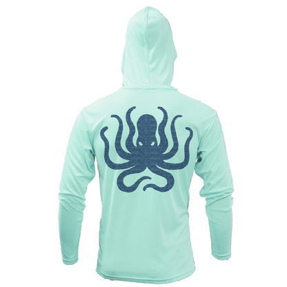 New York Freshwater Born Kraken Men's Long Sleeve UPF 50+ Dry-Fit Hoodie