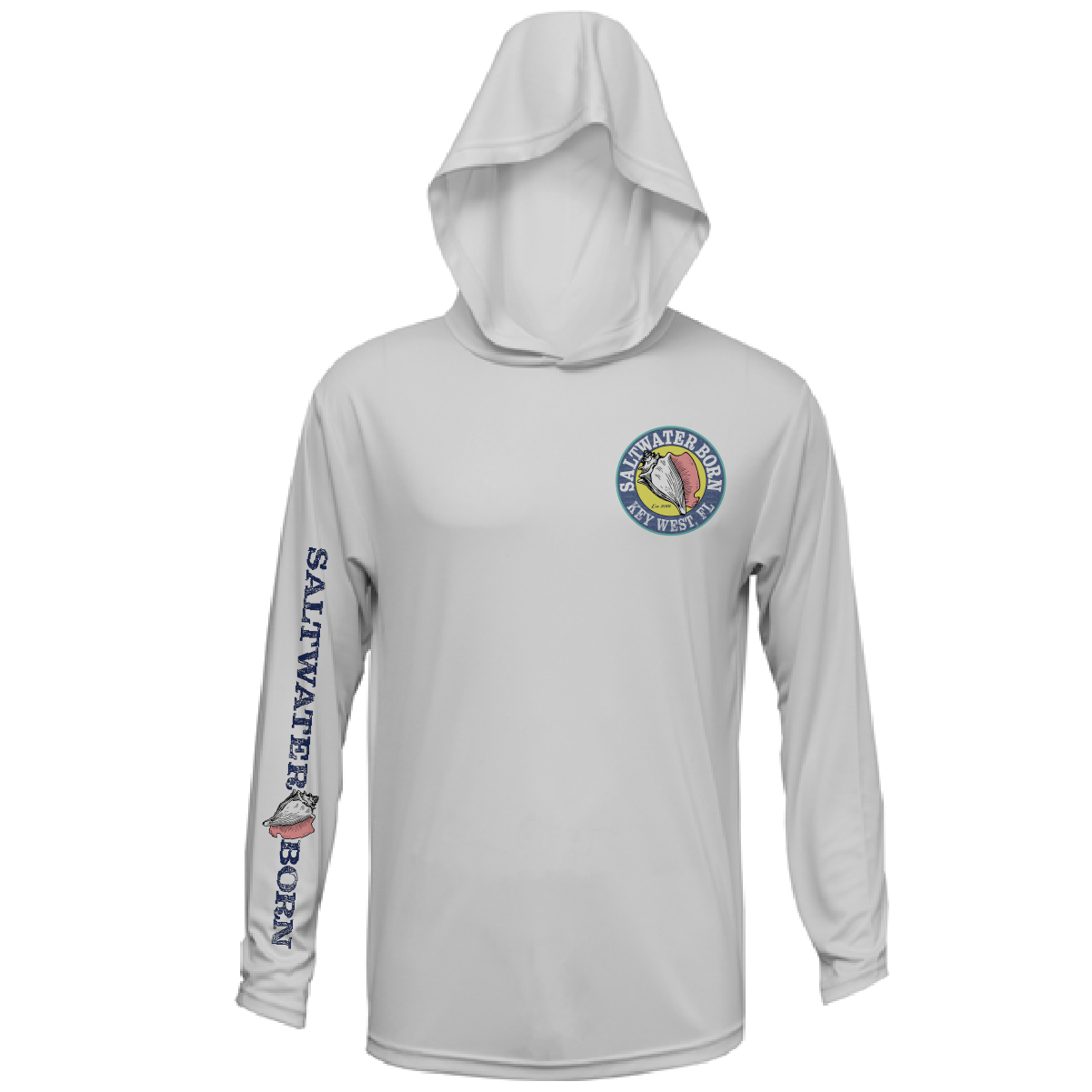 Key West, FL Tuna Long Sleeve UPF 50+ Dry-Fit Hoodie