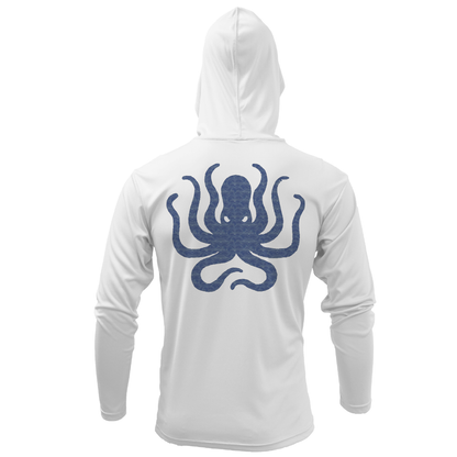 Michigan Freshwater Born Kraken Men's Long Sleeve UPF 50+ Dry-Fit Hoodie