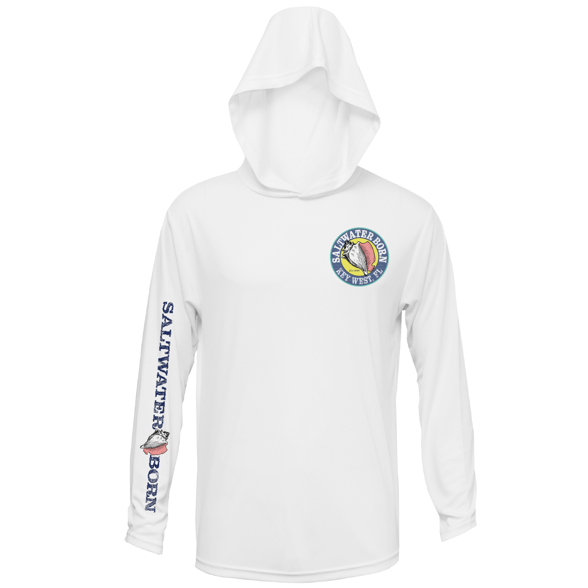Key West, FL Tuna Long Sleeve UPF 50+ Dry-Fit Hoodie